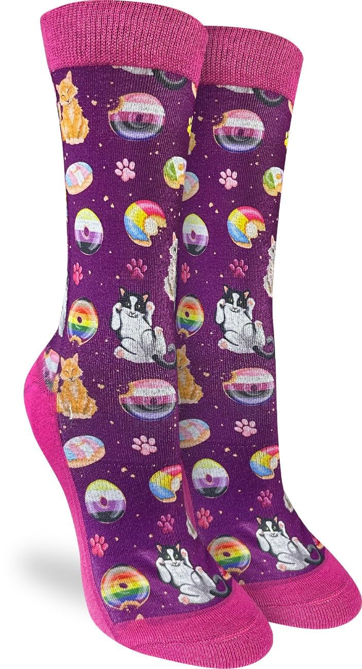 Good Luck Sock Women's Breaching Orcas Socks, Adult, Shoe Size 5-9 — view 101