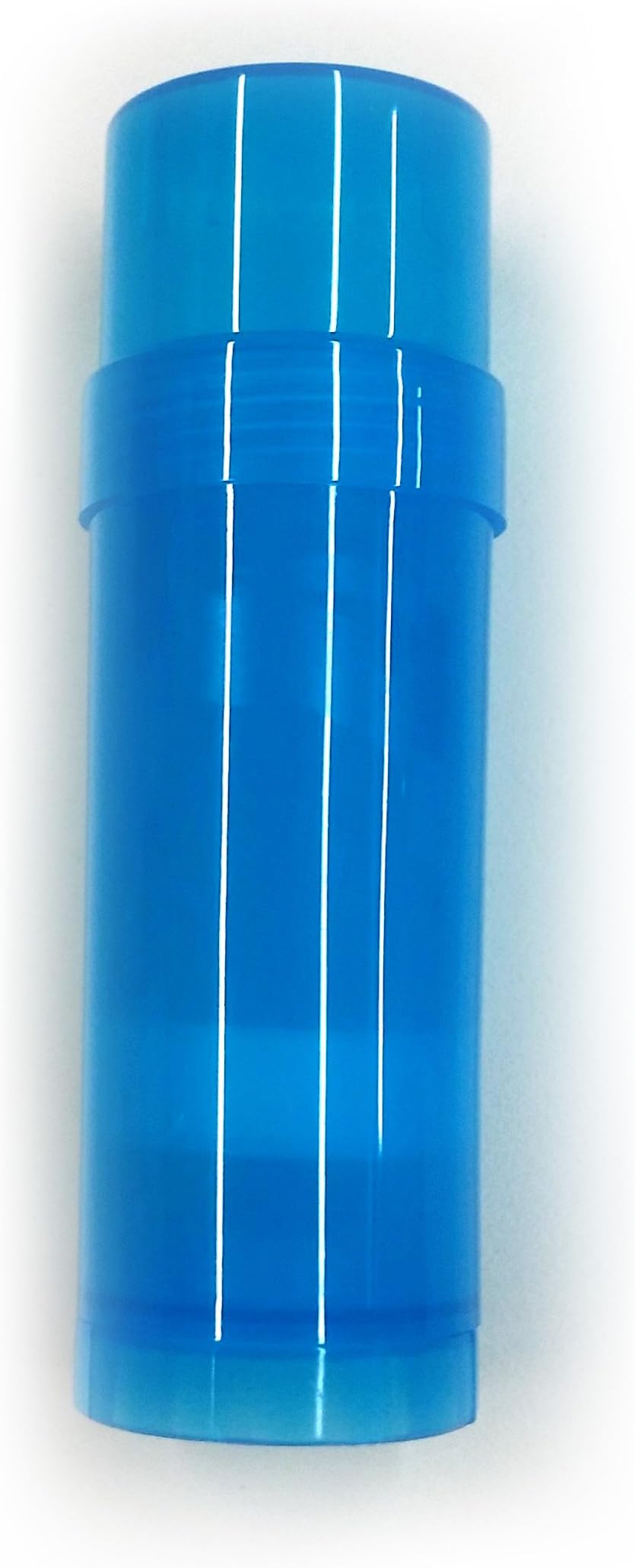 6 ct. Deodorant Twist-up Empty Containers (Blue) - for lotion bar, heel balm etc. (2 oz.)