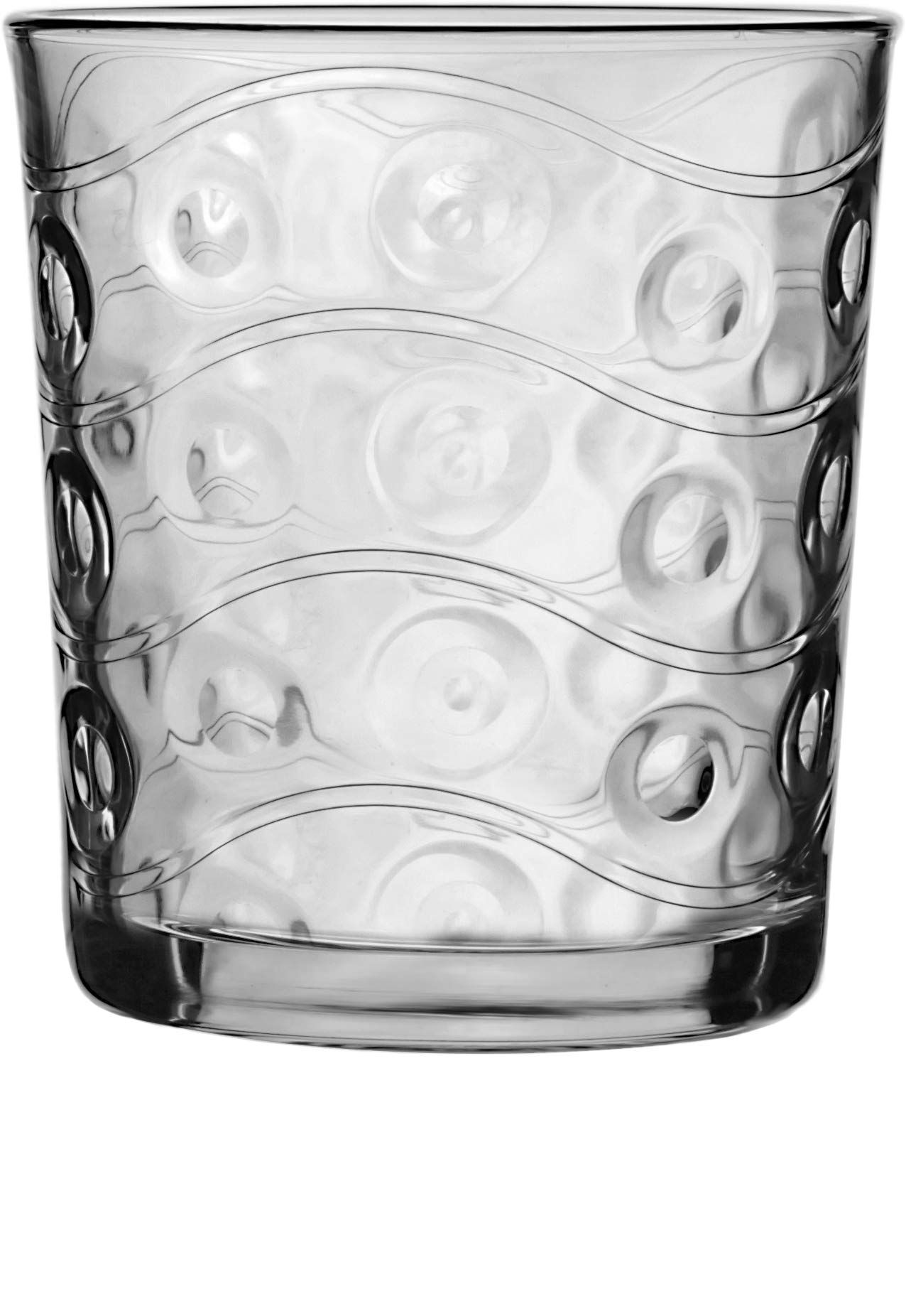Circleware 40171 4-częściowy zestaw szklanek do whisky, na imprezę, rozrywkę, do jadalni, napojów, szklanek do wody, alkoholu, koktajli, piwa, mrożonej herbaty, soku i wystroju baru, Cosmo