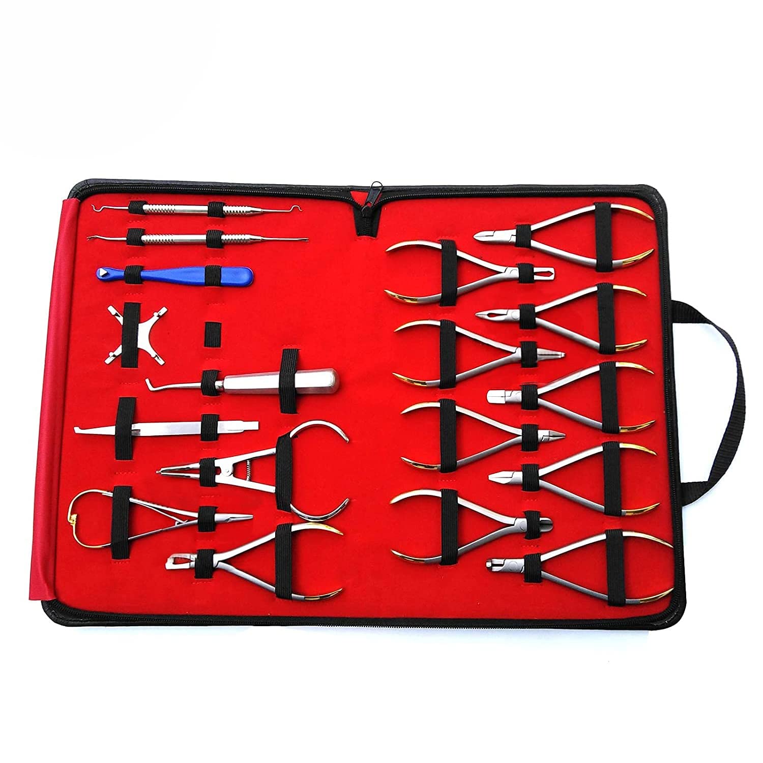 DDP 18 Pcs Basic Orthodontics Dental Instruments Set Composite Kit Premium DN-2123
