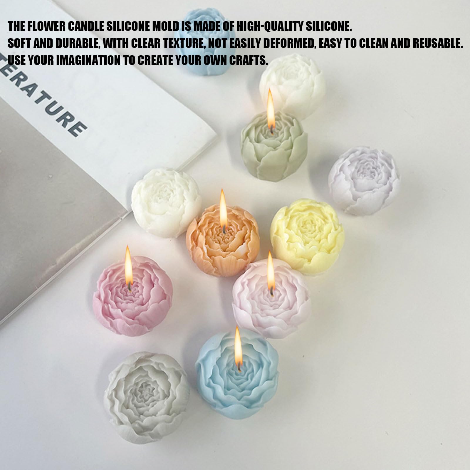 Rose Candle Mould - Image 3