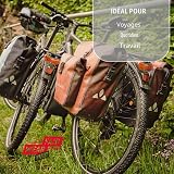 VAUDE Aqua Back Plus bike pannier bag, 2 x rear bike rack bag waterproof, 51 liters total volume, cycling bag rear, easy mounting - Made in Germany - 5