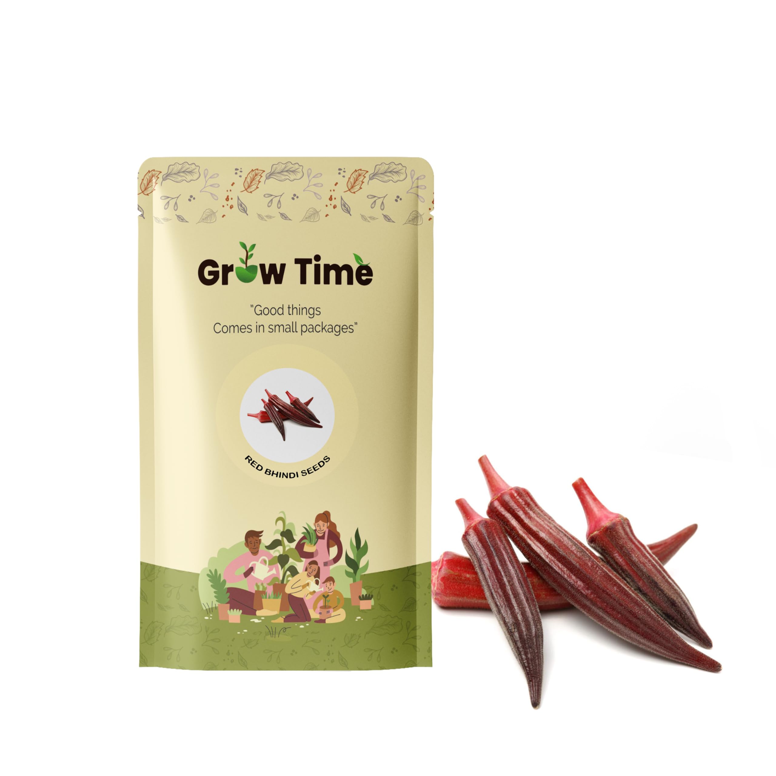 Growtime Okra (Bhindi) Red Vegetable Seeds, Vegetable Seeds for Home Gardening, Vegetable Planting Seeds for Kitchen, Okra (Bhindi) Red Seeds (Pack of 10g) (B0CKLYCZVF) Amazon Price History, Amazon Price Tracker