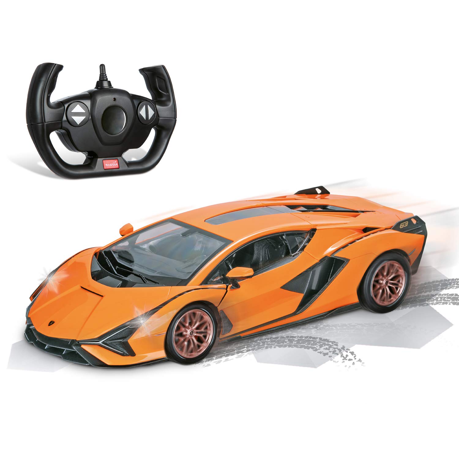 Mondo Motors, LAMBORGHINI SIAN, Modello in Scala 1: 14, fino a 10 km/h di Velocità, Auto Giocattolo per Bambini 63661
