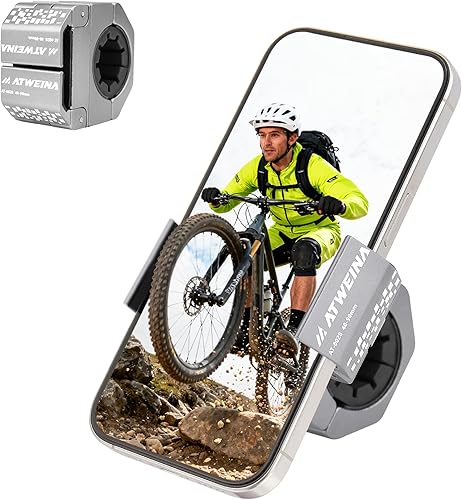 Miniatura 7 de Soporte para teléfono de bicicleta, soporte de teléfono para motocicleta, soporte de aleación de aluminio, soporte para teléfono celular, rotación