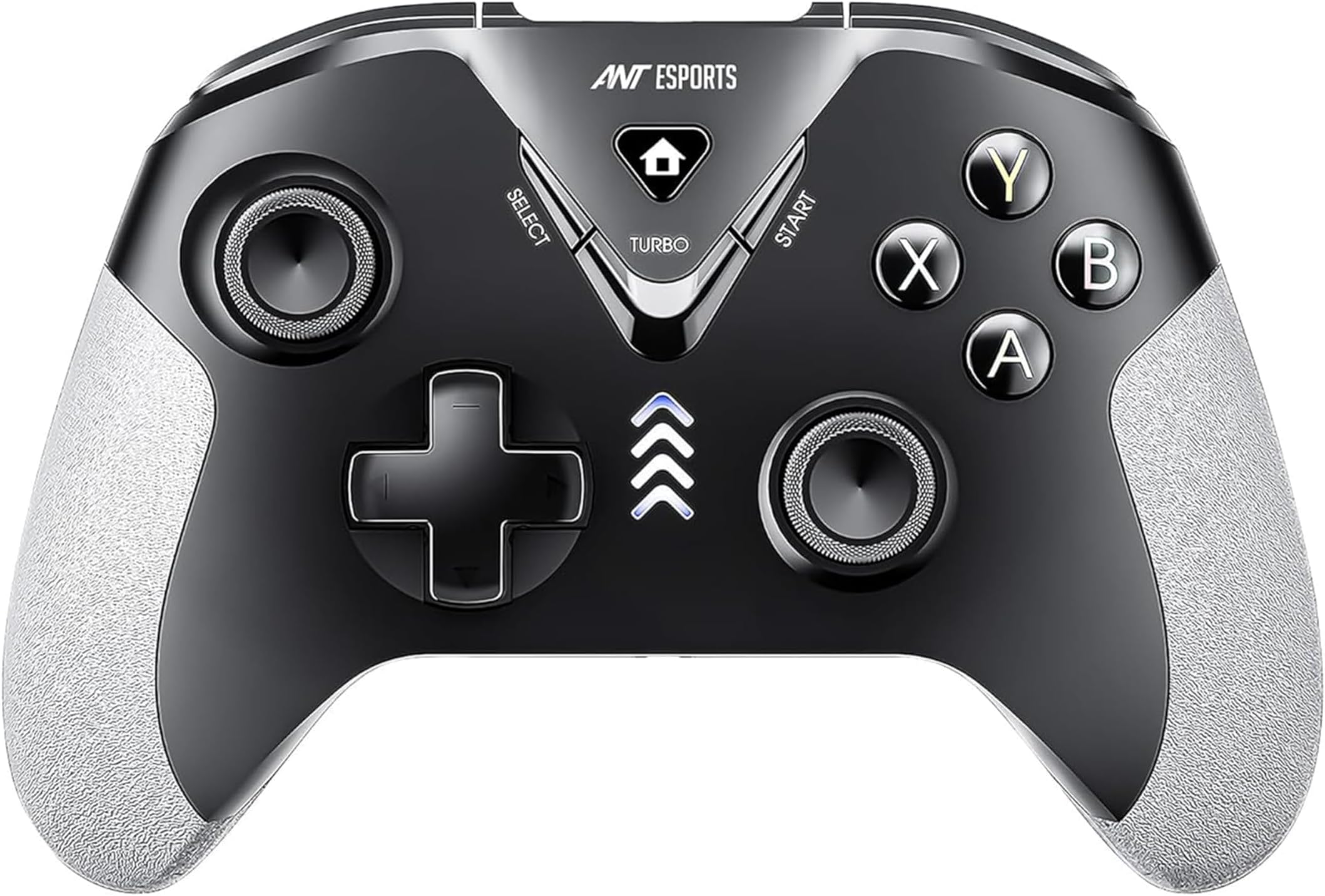Ant Esports GP365 Pro Wireless Controller with Hall Effect Magnetic Triggers for PC/PS3/Android, 2.4G Connectivity (Black/Grey)