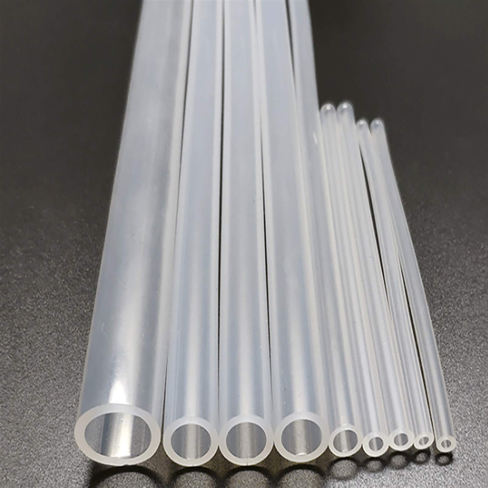 PYouo-Tube Souple Tuyau de Silicone de 1/3/5 mètres, pip de Grade Transparent, dia 2mm -12mm, Tuyau de Tuyau de Tuyau, Tuyau de Tubes Doux d'aquarium (Color : 14x18 mm, Length : 5 Meters)