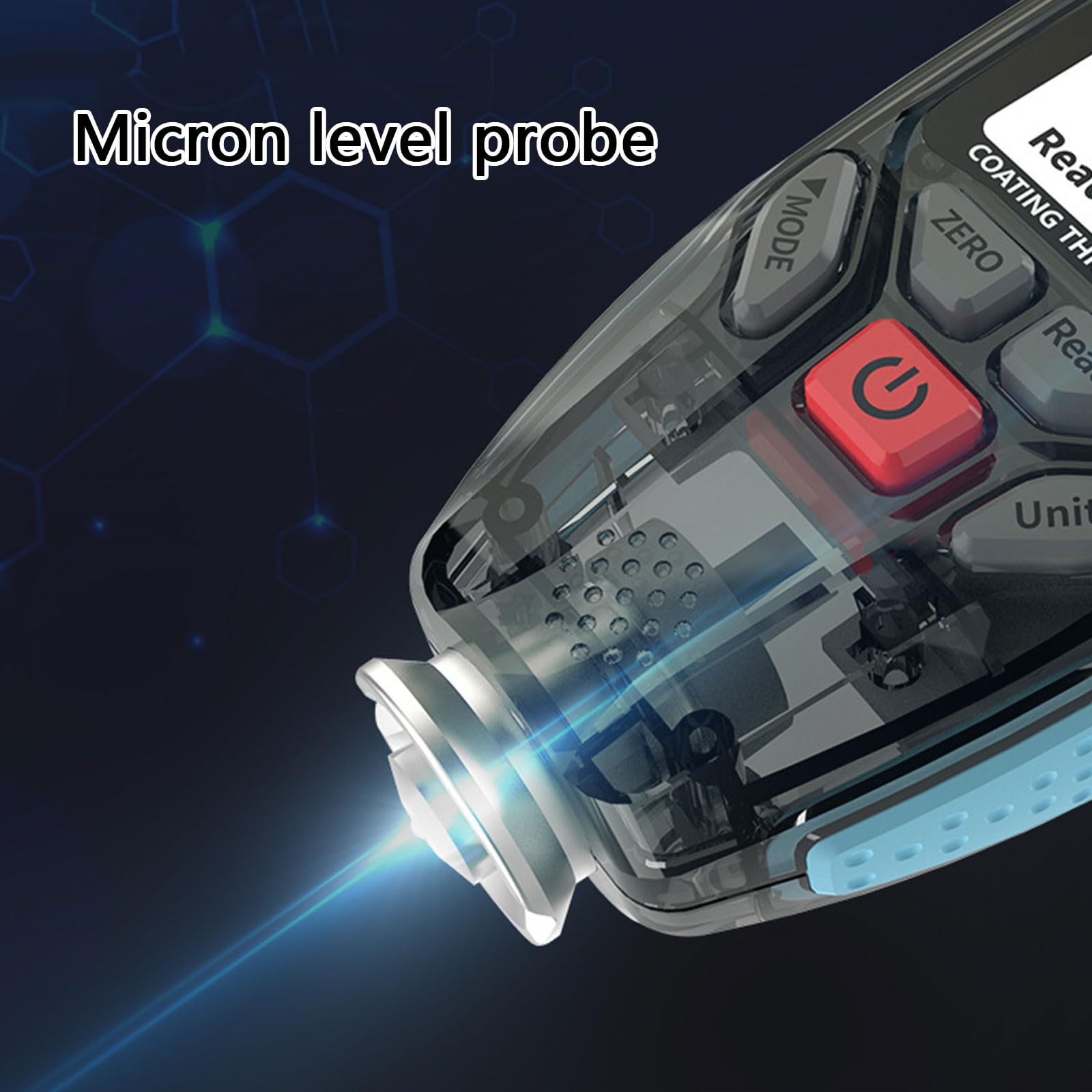 Zaawansowane urządzenie do pomiaru grubości, tester grubości powłoki, łatwy do przenoszenia do podłoży ferromagnetycznych, nieżelaznych