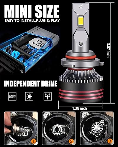 Miniatura 6 de Bombillas y luces antiniebla para Chevy Silverado 1500 2500 HD 3500 de 1999-2006, 2000, 2001, 2002, 2003, 2004, 2005, súper brillante, 6000 K,