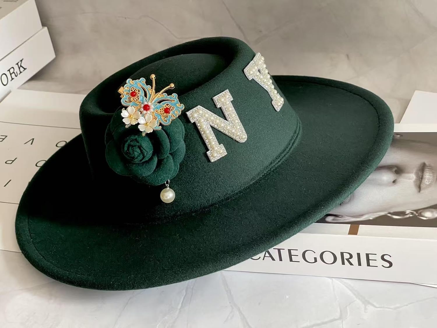 Big Wide Brim Women Fedora Hat