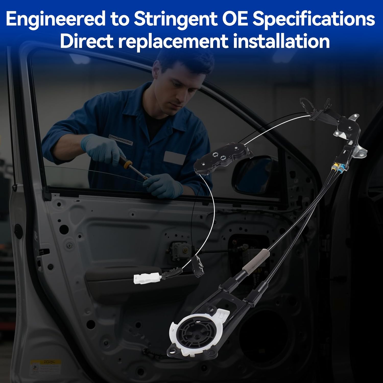 85016-08011 Left Sliding Door Cable, Compatible with Toyota Sienna 2011-2020 - Electric Sliding Door Harness Assembly, Replaces 85016-08010 Linkage Assembly