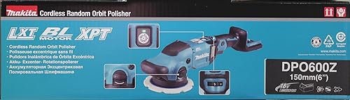 Miniatura 17 de Makita DPO600Z 18V Li-Ion LXT Pulidora de órbita aleatoria sin escobillas - Baterías y cargador no incluidos