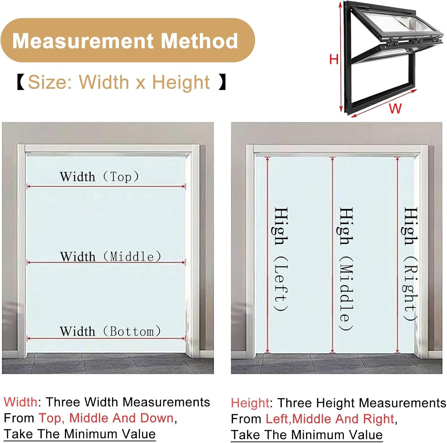 Aluminum Frame Concession Window, Foldable Sliding Windows, Double-Hung Window with Reinforced Glass & Safety Lock, Vertical Sliding Windows, Ideal for Cake Shop and Household Use(Black,W22 x H32in)