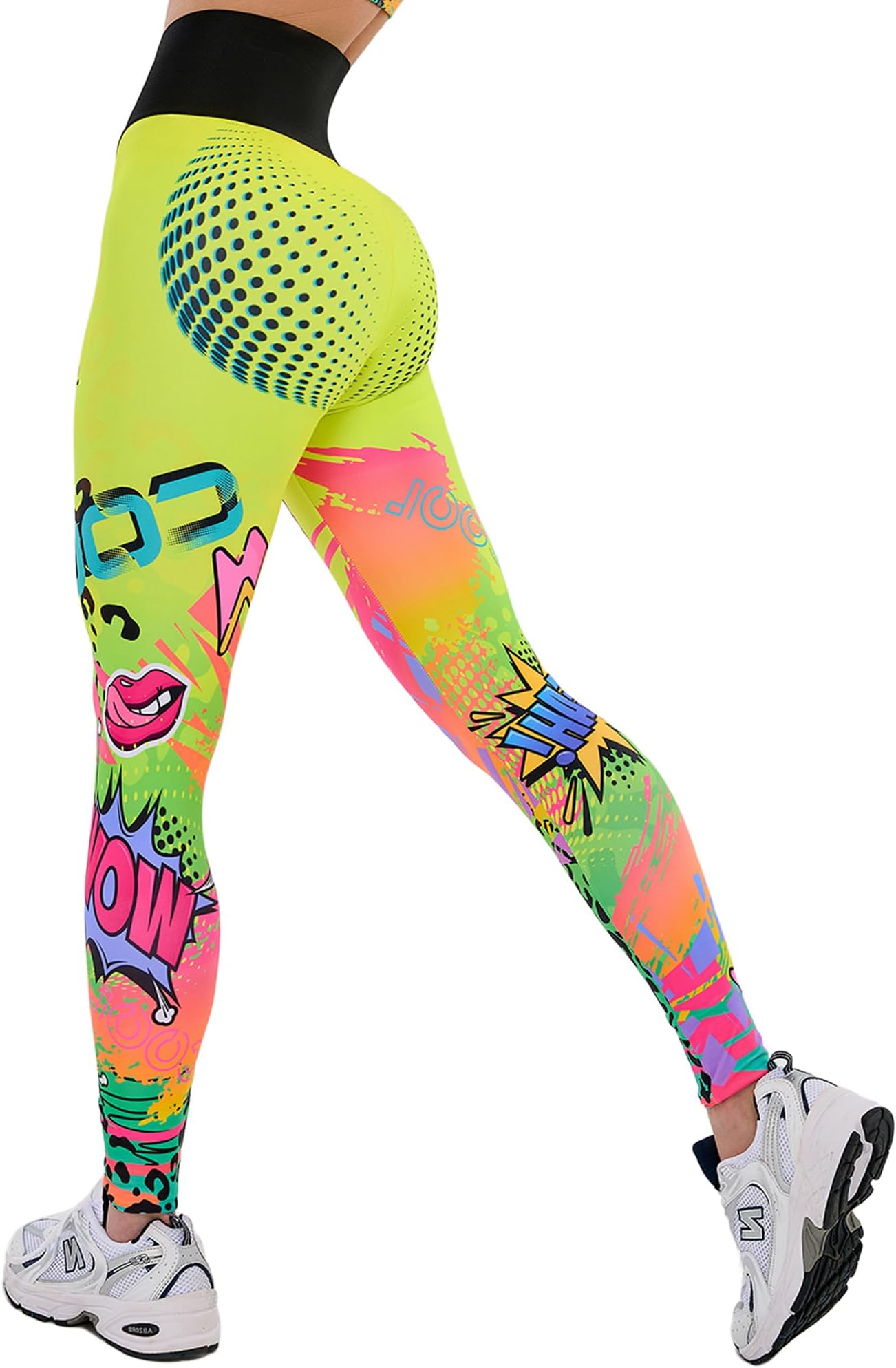 Premium Quality High Waisted Leggings for Women with Unique Design and Tummy Control - Womens Workout Leggings
