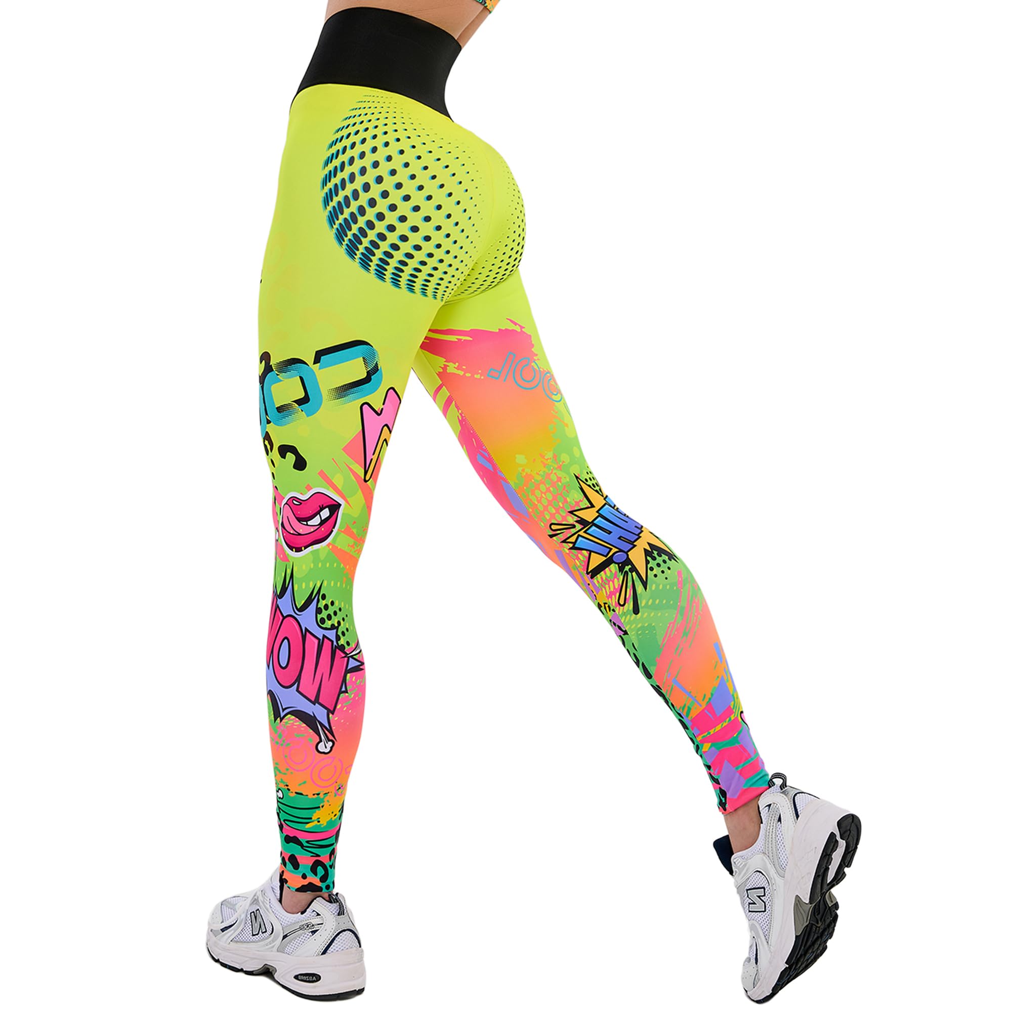 Bona FidePremium Quality High Waisted Leggings for Women with Unique Design and Tummy Control - Womens Workout Leggings