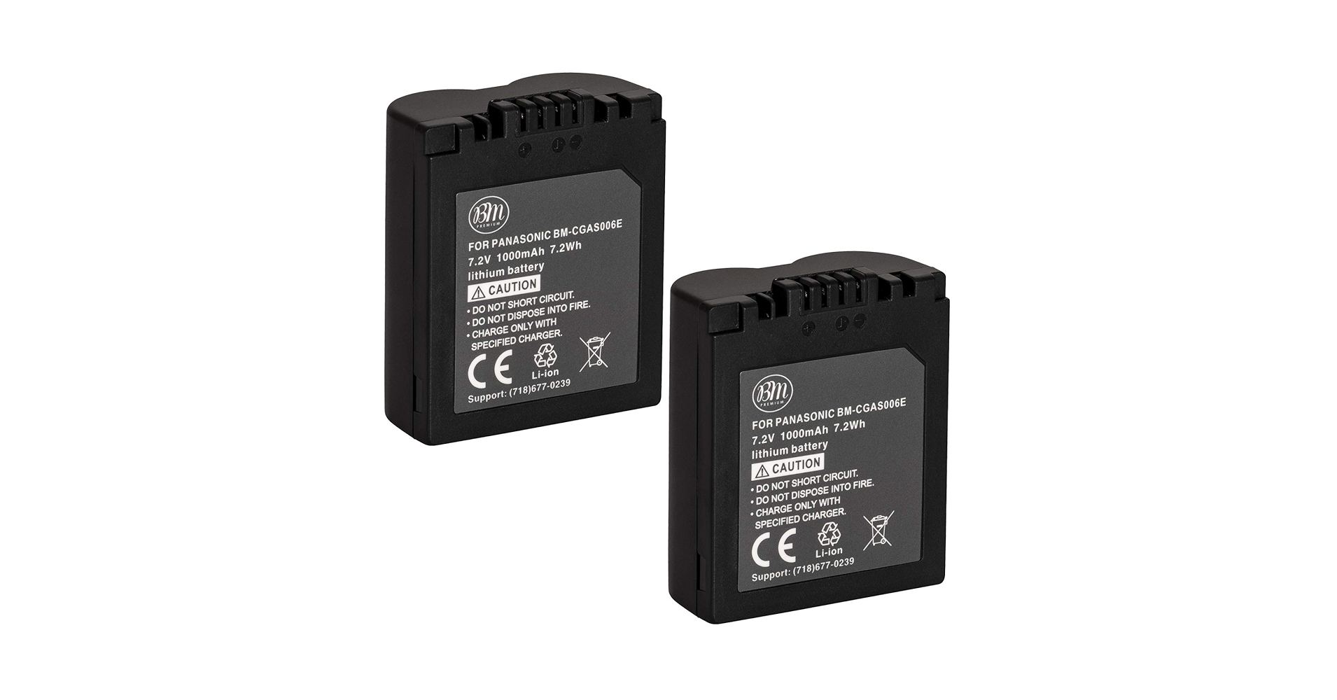 Amazon.com : BM Premium Pack of 2 CGA-S006 Batteries for