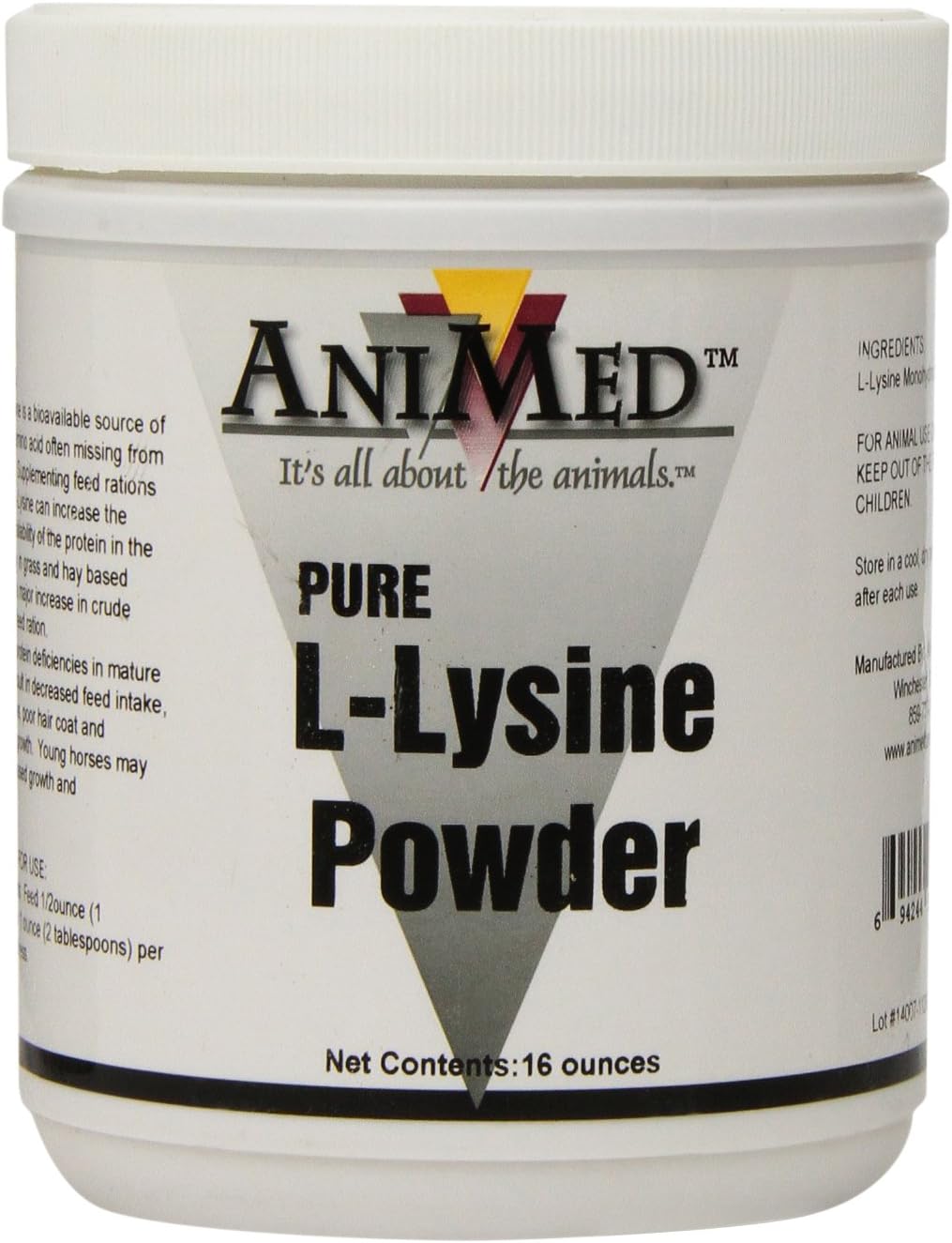 AniMed L-Lysine for Horses, 5-Pound