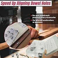 Vista 4 de Juego de 20 piezas de centros de clavijas de acero inoxidable, herramienta para perforar agujeros con punta afilada para herramientas