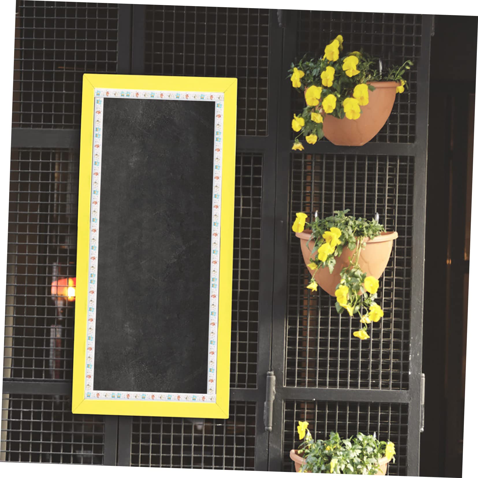 Lurrose 4rollen Schwarze Tafel Border Sticker Für Klassenzimmer Dekorative Wandaufkleber Für Schulanfang Kreative Wandgestaltung Und Lernumgebung Hochwertige Und Langlebige Dekoration