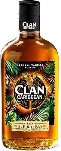CLAN CARIBBEAN Spiced Rhum épicé - 35%, 70cl