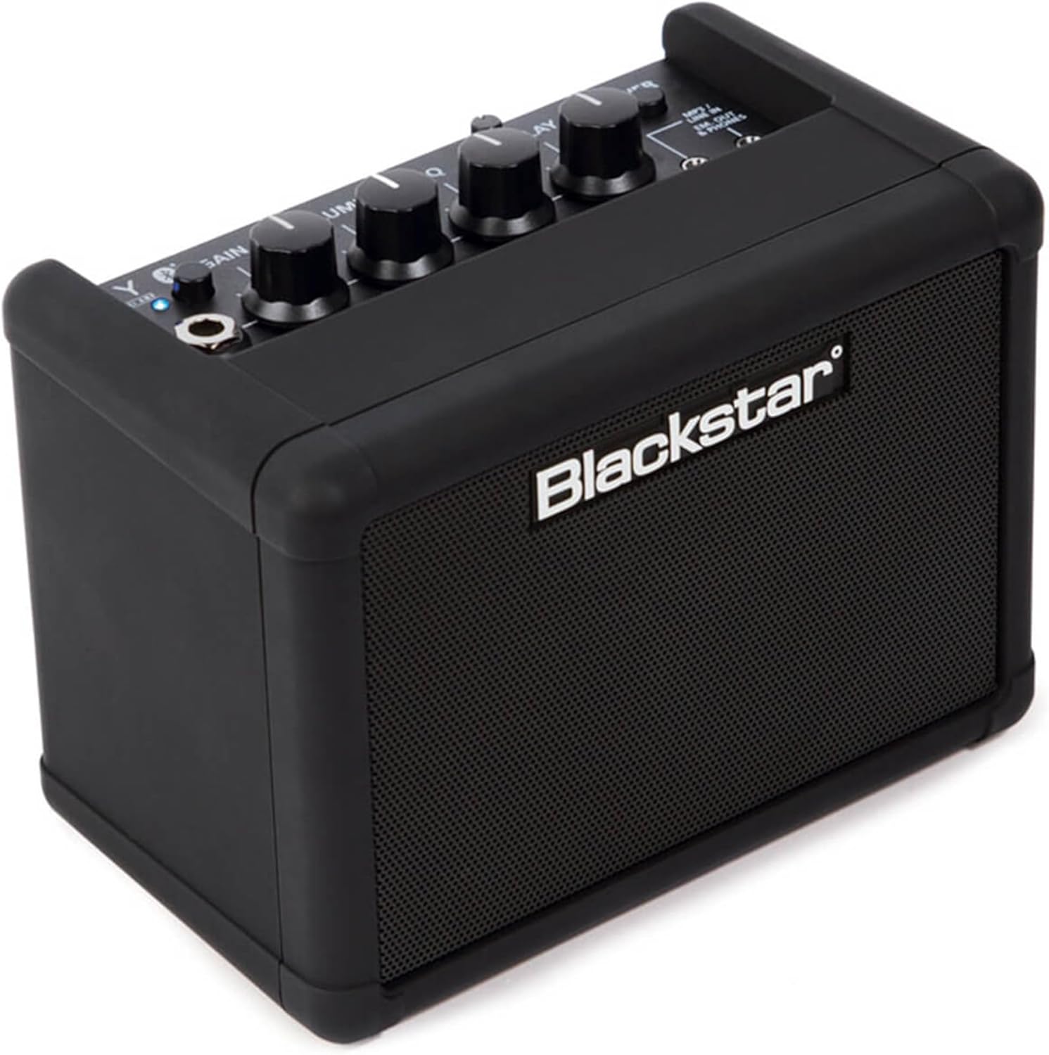 Blackstar Fly 3 Mini Bluetooth Guitar Amplifier - Black Bundle with Instrument Cable, Picks, and Austin Bazaar Polishing Cloth