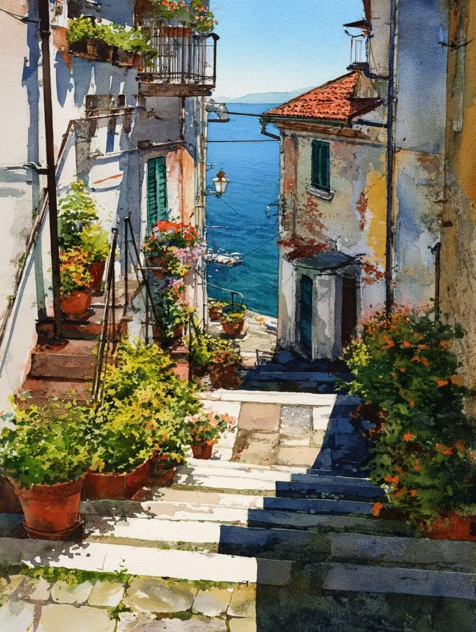 Dipingere con i Numeri piante Paint by Numbers Le scale Kit Pittura Bambini, Hobby Creativi Adulti Dipingi con i Numeri Adulti, Decorazioni Parete, Idee Regalo Donna, Senza Cornice, 100x150cm I-488