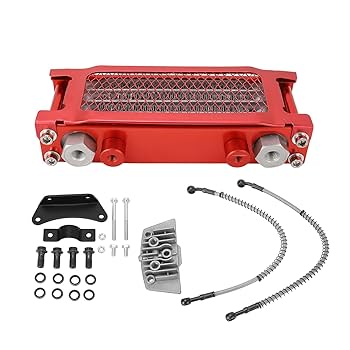 Amazon.co.jp: オートバイエンジンオイルクーラー、ユニバーサル Amazon.co.jp: オートバイエンジンオイルクーラー、ユニバーサル