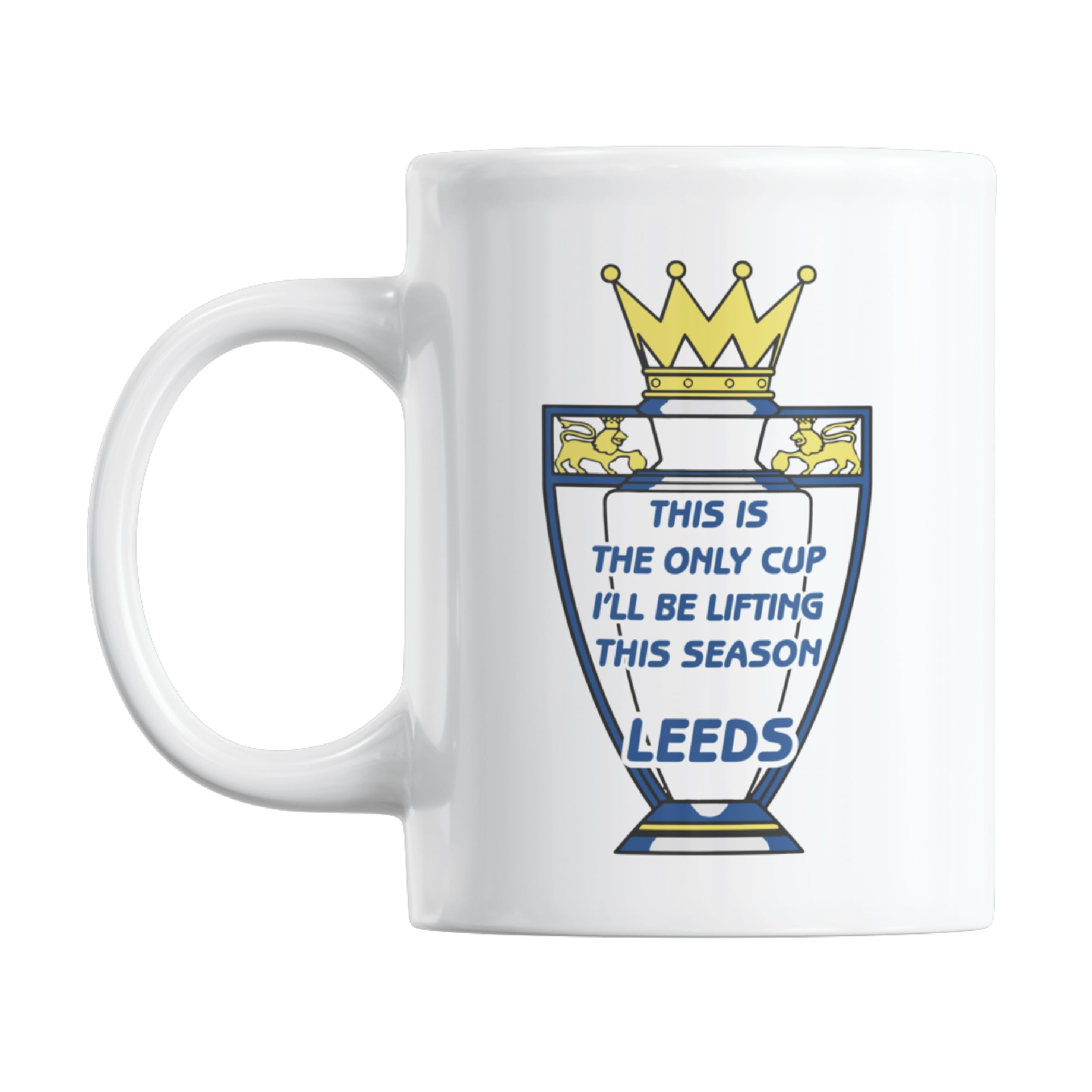 Gift Island Mug Gift for Leeds Fans | Football Secret Santa Mug Gift for Leeds Supporters | Football Stuff, Joke Mug for Friends, Colleague, Cousin, Uncle, Dad, Father, Son, Brother 11oz — image 1