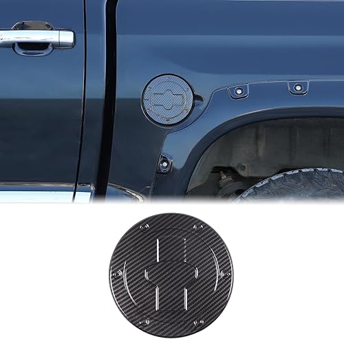 Miniatura 8 de Aunginsy Cubierta protectora para depósito de combustible de automóvil, accesorios compatibles con Toyota Tundra 2007-2021, cubierta de puerta de