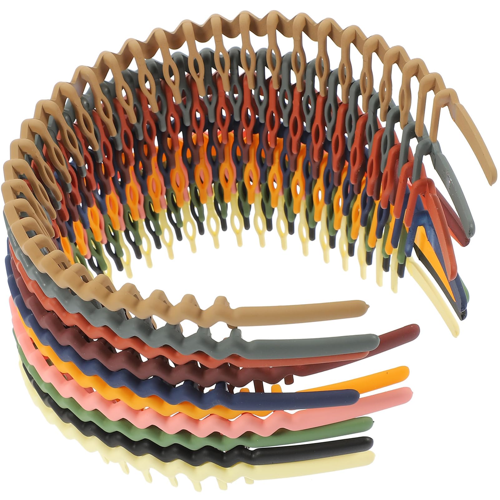 MAGICLULU 30 Piezas diademas finas para mujer diademas de niñas accesorios para niñas curly rip curl tiara accesorios para el cabello de mujer banda de pelo de plástico venda peine