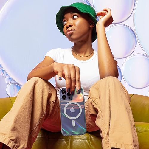 Miniatura 2 de Case-Mate - Funda MAGSAFE para iPhone 13 Pro - Compatible con accesorios MAGSAFE y carga - Protección contra caídas de 10 pies - 6.1 pulgadas - Soap