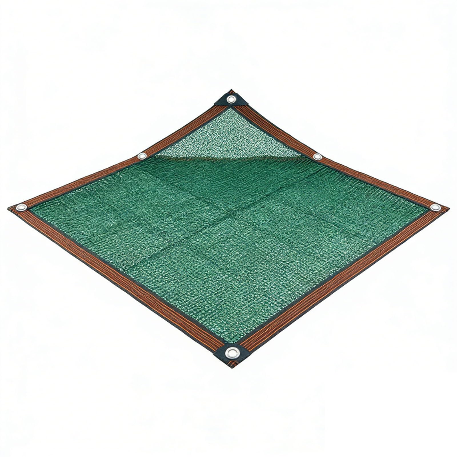 Malla de Sombreo 50% Verde Oscuro con Ojales, Red de Sombreado HDPE | Red de Sombra para Balcones, Transpirable Y Reforzada, Tela de Sombra Anti-UV para Jardín(6 x 8m (19.7 x 26.2ft))