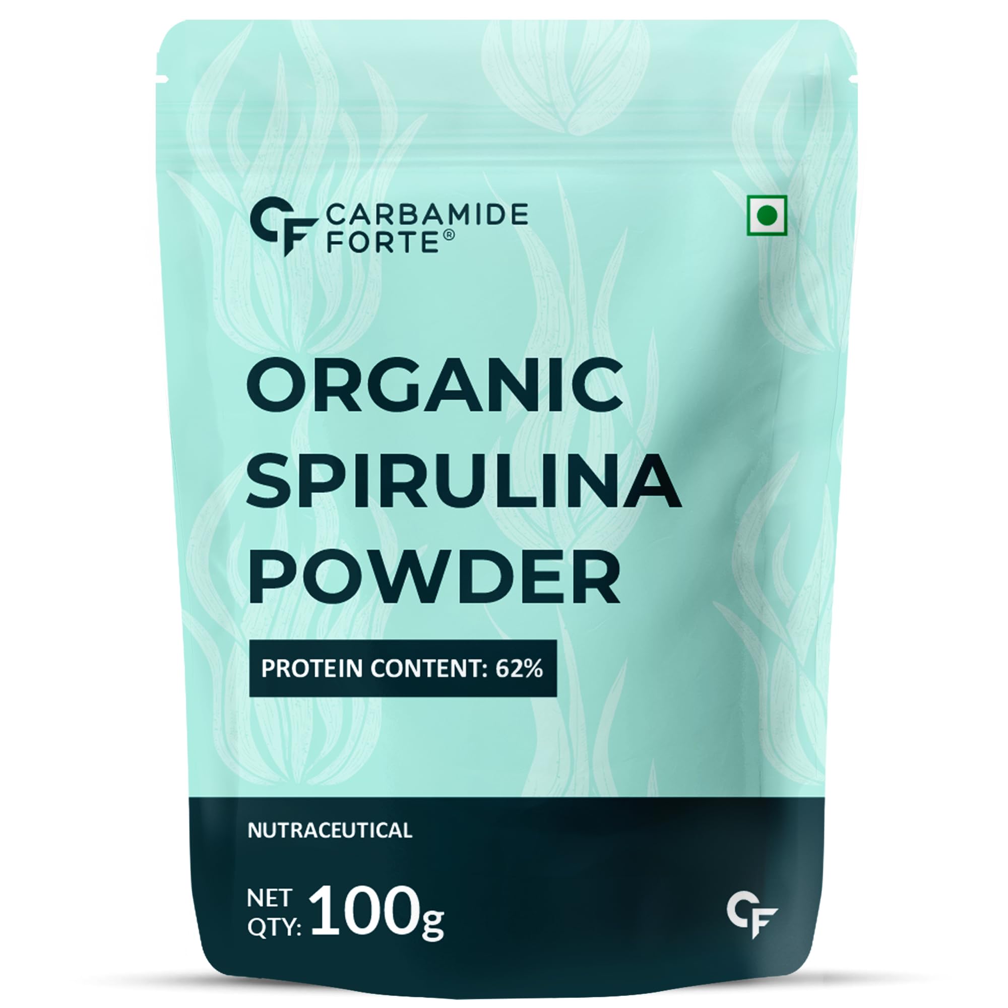 Carbamide Forte 100% Organic Spirulina Powder | Spirulina | Spirulina Powder Organic - 100g