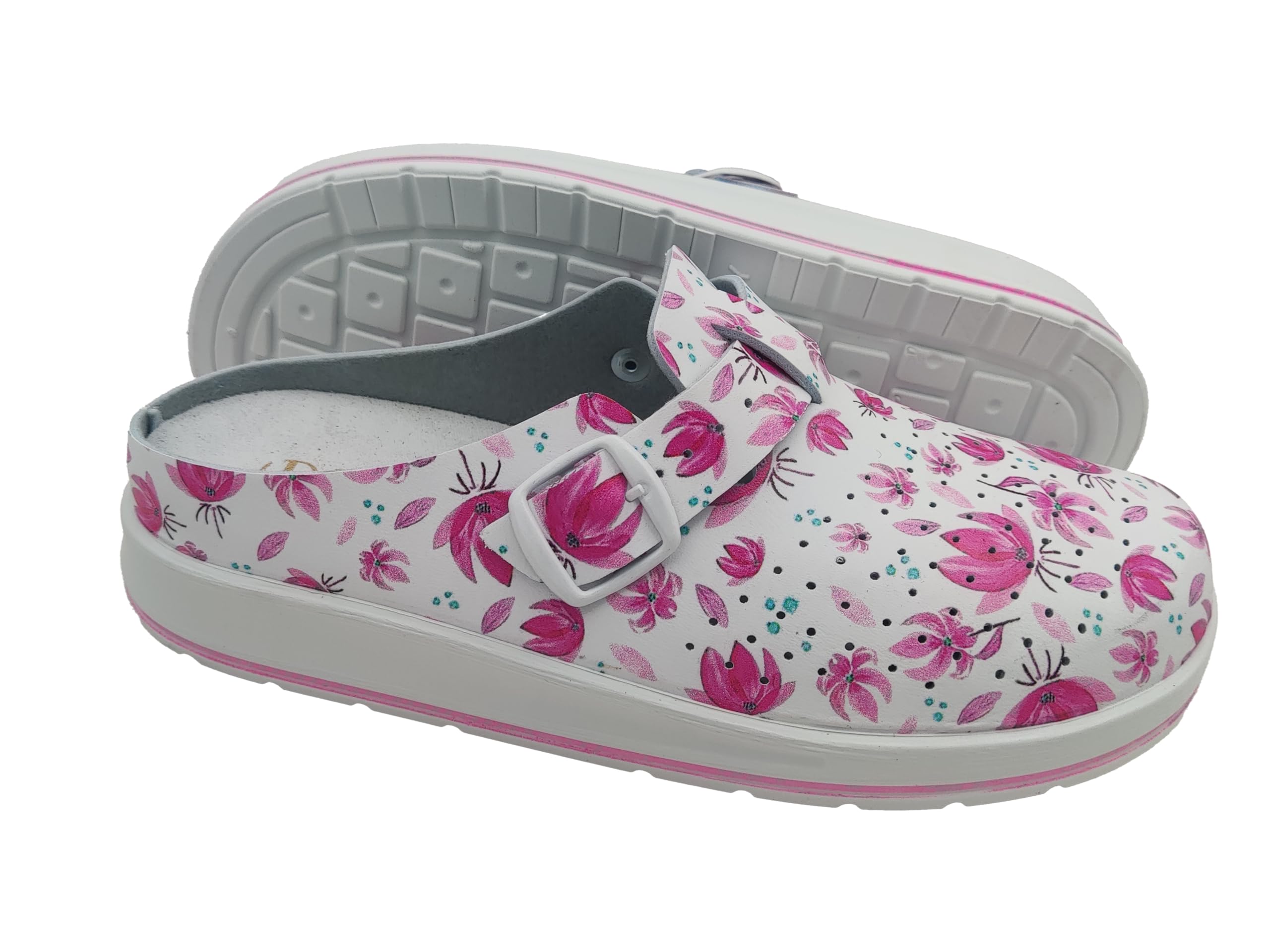 Zuecos para mujer de casa y de trabajo, zapatillas sanitarias cerradas y cómodas, zapatillas relajantes con suela extraíble