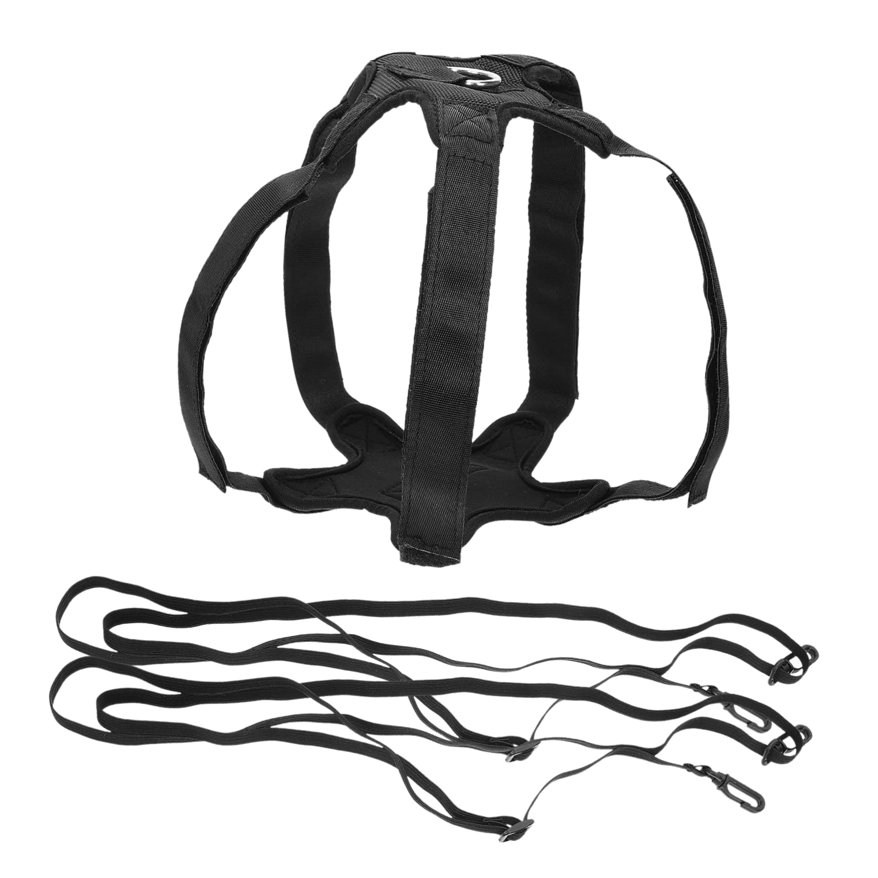 Supvox Volleyball-Trainingsgürtel tragbar Stangen Netz Spike Trainer Fußballtrainingsausrüstung werkzeug Volleyball-Trainer -Trainingsbänder -Tool Nylon Black