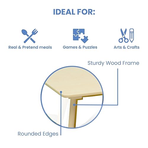 Miniatura 35 de Delta Children Juego de mesa y silla para niños (4 sillas incluidas), gris/azul Gris/Azul,Gris/Blanco,Colores Naturales/Primarios,Blanco/Rosa