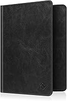 Vista 29 de FINTIE Soporte para pasaporte, cartera de viaje delgada con bloqueo RFID, funda protectora para pasaporte, esencial con ranuras para tarjetas