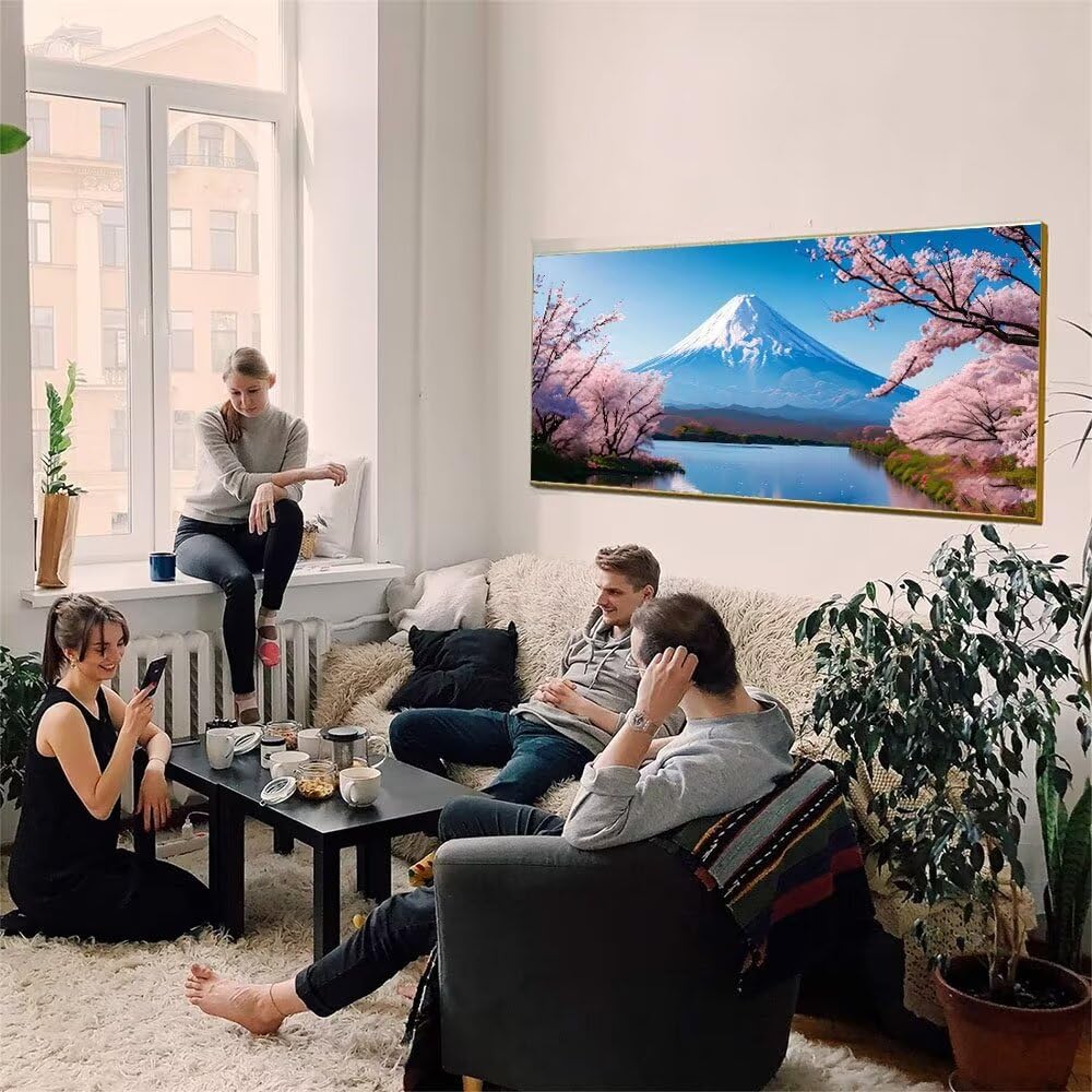 Dipingere Con I Numeri Adulti Monte Fuji Colorare Con I Numeri Adulti, image size:1000x1000