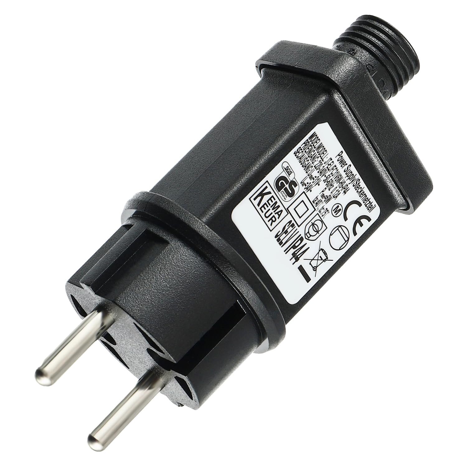 SIGANDG 31V led netzteil 6W Trafo Netzteil IP44 Weihnachtsbeleuchtung Netzteil 8 Modi mit Speicher und Timerfunktion für Weihnachtsbeleuchtung, Lichterketten und Eiszapfenlichter