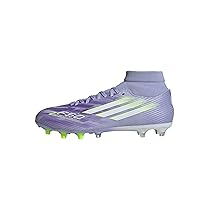 adidas Donna F50 SPARKFUSION League W Mid Firm Ground, Artificial Ground Football Boots, Violet Tone, Lucid Lemon, Purple Rush, 36 EU