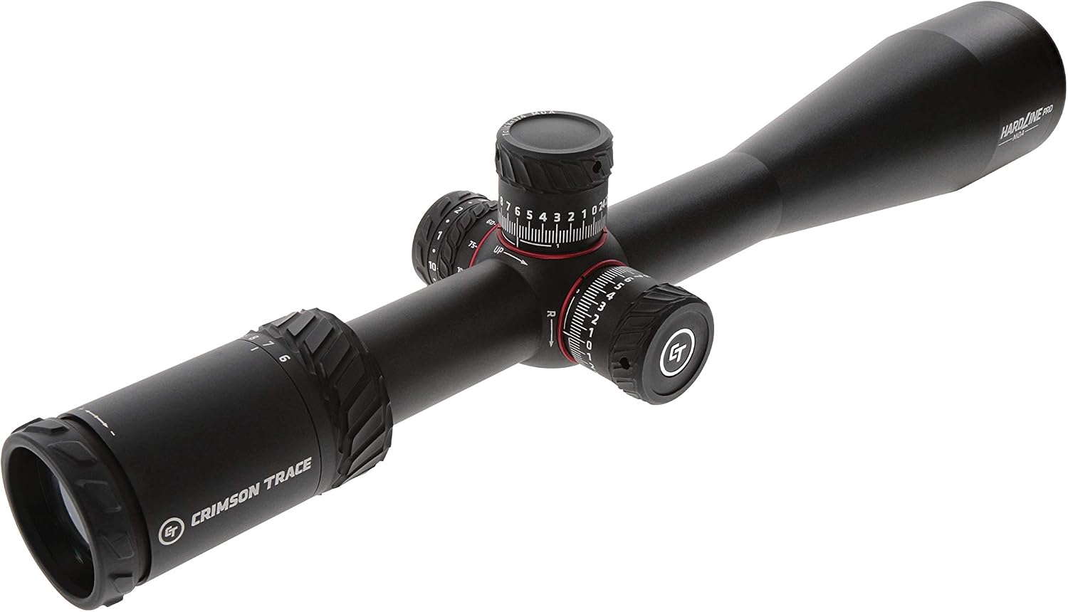 Crimson Trace Hardline Pro Riflescope with Lightweight Solid Construction, Scope Caps and Lens Cloth for Hunting, Shooting, Tactical and Outdoor