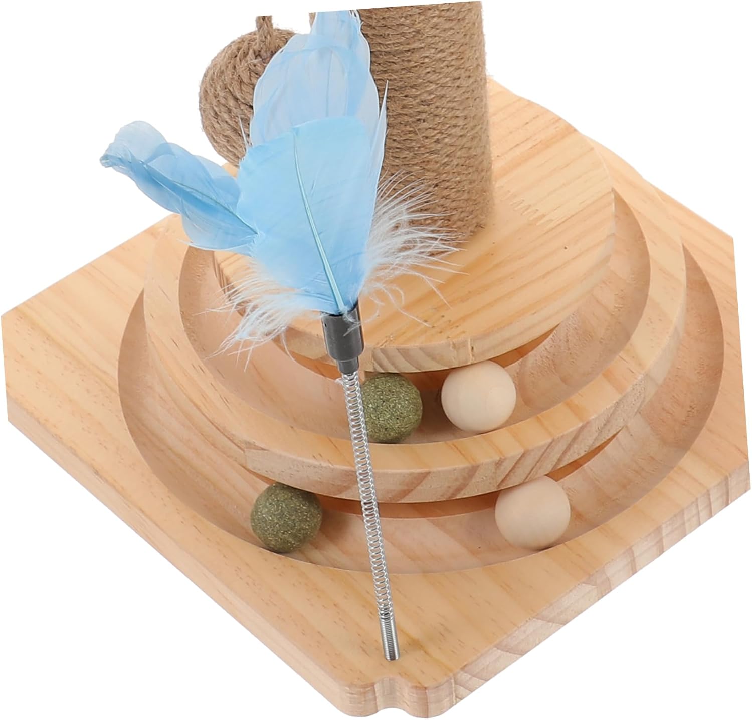 Cat Climbing Post and Scratching Toy for Indoor Cats Small Fun and Engaging Design for and Relaxation