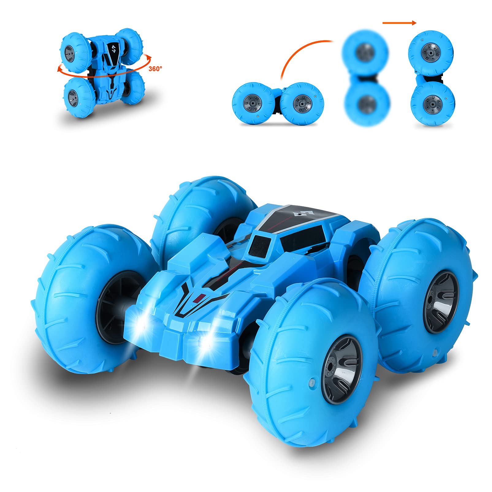 Buy Remote Control Cars RC Car 2.4Ghz Upright Double Side Flips Stunt