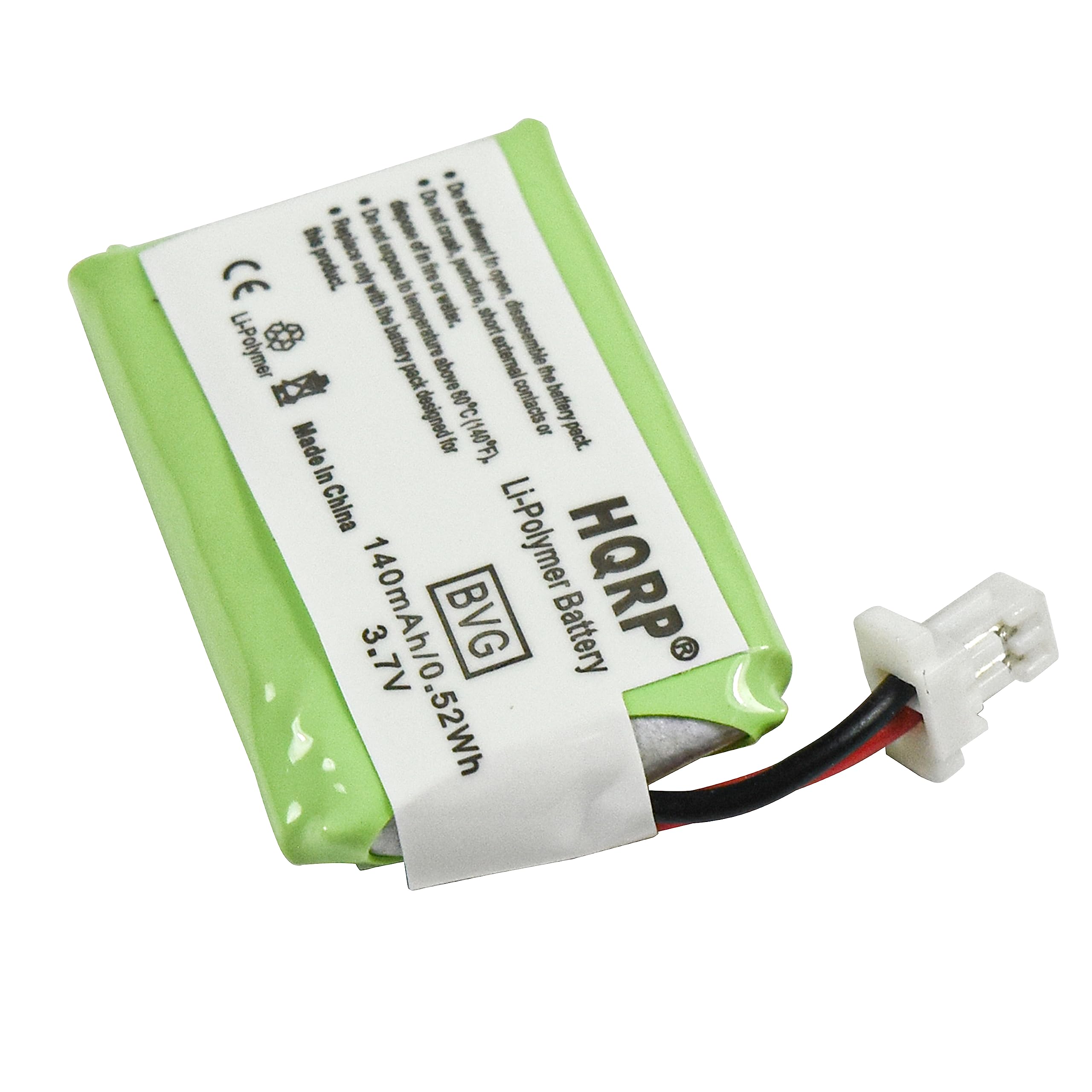 CoreParts Batterie pour casque sans fil 0.5Wh Li-Pol 3.7V 140mAh, 84479