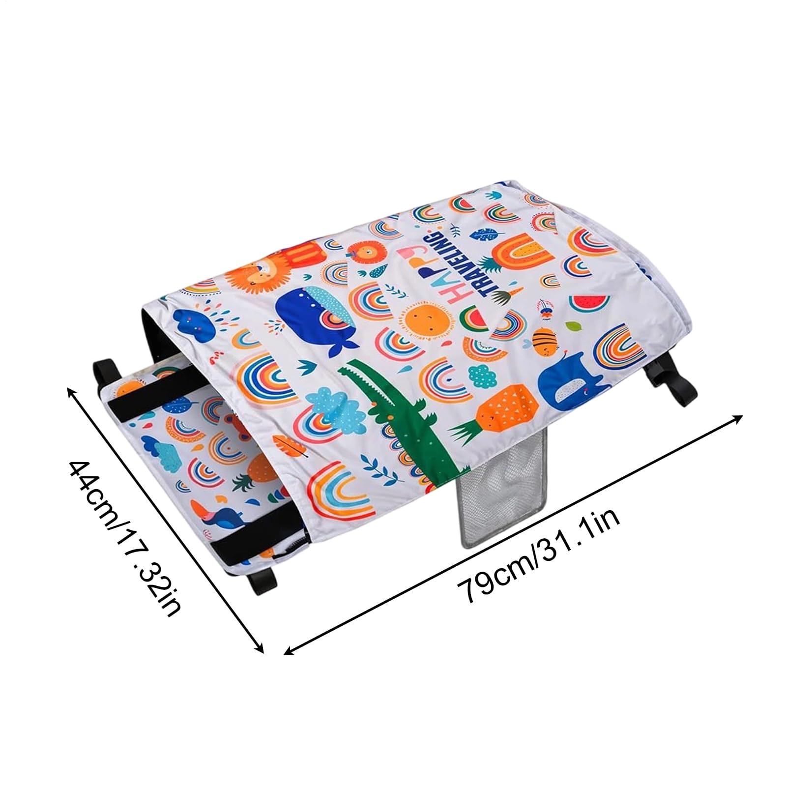Lit Avion Bébé,Prolongateur de Siège Avion Lit de Voyage pour Jeunes Voyageurs - Hamac de Voyage Pliable pour Garçons Filles Plage Camping Croisière Trains