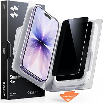SMARTDEVIL 2 Pack Tempered Glass for iPhone 17 Privacy Screen Protector
