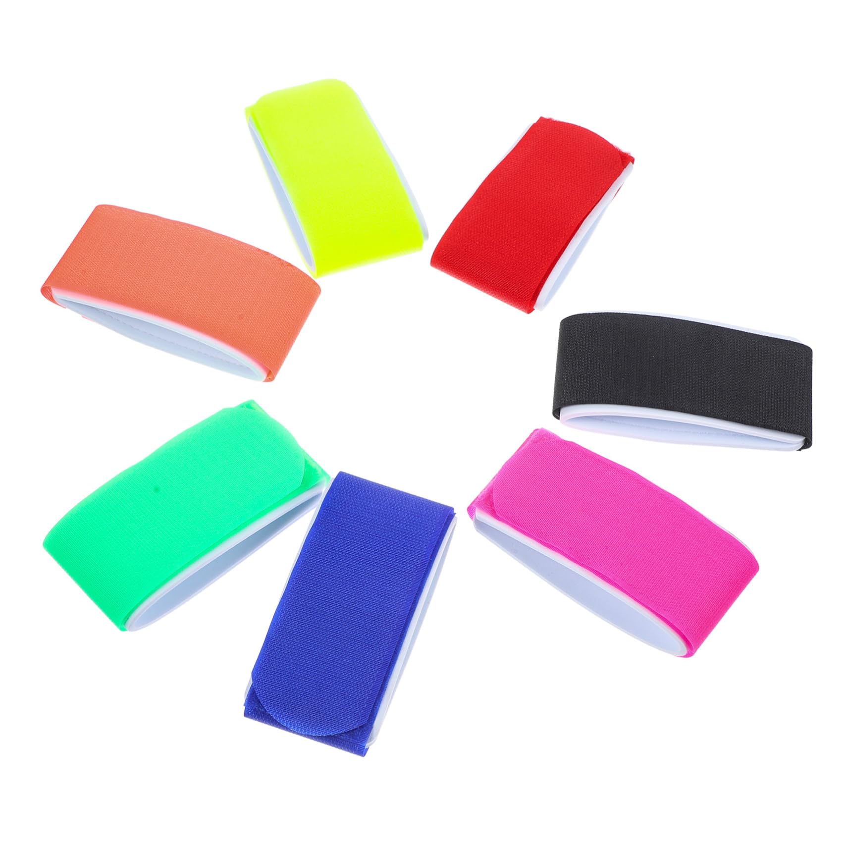 Abaodam 7Pcs Snowboard Straps Binding Bands for Secure Ski Transport Fluorescent