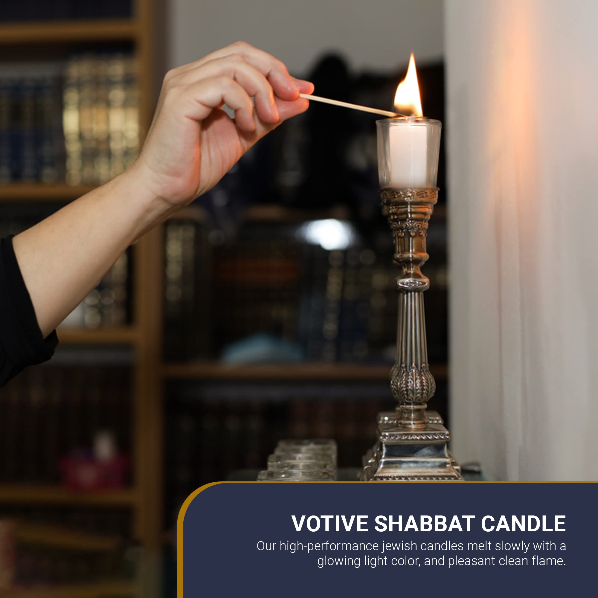 Only Kosher Candy Neronim - Lot de 72 bougies votives de survie de 4 heures - Longue durée de combustion - Par The Hour - Qualité supérieure - Traditionnelle Shabbos Yartzeit