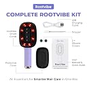 IGLOO GLOW RootVibe LED Hair Growth Comb, Red & Blue Light Therapy Scalp Massager for Hair Fall Control, Anti Dandruff Scalp Care, Oil Serum Applicator, Vibration Head Massage Device for Men & Women gallery image