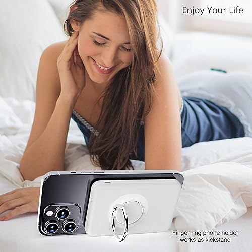 Miniatura 6 de BESTMARS Magsafe - Banco de energía magnético para iPhone y iWatch, cargador portátil inalámbrico compatible con 5000 mAh, USB C, 20 W, batería de